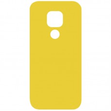 Capa para Motorola Moto G9 Play - Silicone Case Amarela